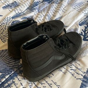 10.5 BLACK HIGH - TOP VANS